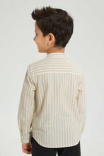 تنزيل الصورة على معرض الصور، Redtag-Stone-Stripe-Mandarin-Collar-Shirt-Boys-Shirts,-Colour:Beige,-Filter:Boys-(2-to-8-Yrs),-New-In,-New-In-BOY,-Non-Sale,-S22B,-Section:Kidswear-Boys-2 to 8 Years
