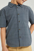 Redtag-Grey-Oversized-Check-Short-Sleeve-Shirt-Boys-Shirts,-Colour:Dark-Grey,-Filter:Boys-(2-to-8-Yrs),-New-In,-New-In-BOY,-Non-Sale,-S22B,-Section:Kidswear-Boys-2 to 8 Years