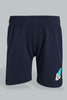 Redtag-White-T-Shirt-With-Blue-Jersey-Short-Casual-Set-(2-Pack)-Sets-Infant-Boys-3 to 24 Months