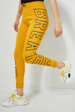 تنزيل الصورة على معرض الصور، Redtag-Yellow-Basic-Jogger-With-Side-Applique-Joggers-Women&#39;s-
