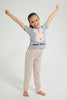 Redtag-Pink-Rabbit-Print-Basic-Nightsuit-Colour:Pink,-Filter:Girls-(2-to-8-Yrs),-Girls-Pyjama-Sets,-New-In,-New-In-GIR,-Non-Sale,-PPE,-S22A,-Section:Kidswear-Girls-2 to 8 Years