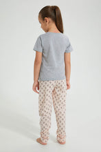 Load image into Gallery viewer, Redtag-Pink-Rabbit-Print-Basic-Nightsuit-Colour:Pink,-Filter:Girls-(2-to-8-Yrs),-Girls-Pyjama-Sets,-New-In,-New-In-GIR,-Non-Sale,-PPE,-S22A,-Section:Kidswear-Girls-2 to 8 Years
