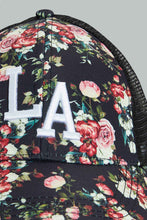 Load image into Gallery viewer, Redtag-Multi-Colour-Floral-Printed-Cap-Caps-Girls-
