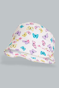 Redtag-Multi-Colour-Butterfly-Printed-Cap-Caps-Girls-