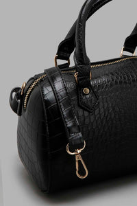 Redtag-Black-Weaves-Day-Bag-Day-Bags-Women-