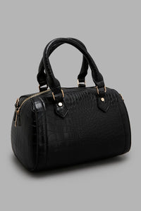 Redtag-Black-Weaves-Day-Bag-Day-Bags-Women-