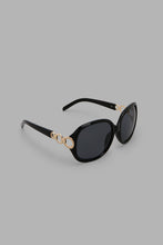 Load image into Gallery viewer, Redtag-Over-Sized-Embellished-Frame-Sunglasses-Aviator-Women-
