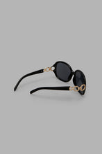 Load image into Gallery viewer, Redtag-Over-Sized-Embellished-Frame-Sunglasses-Aviator-Women-
