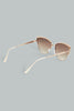 Brown Cat Eye Sunglasses