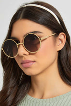 Load image into Gallery viewer, Redtag-Round-Sunglasses-Aviator-Women-
