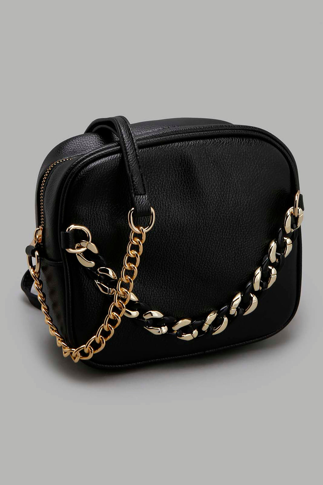 Redtag-Black-Metal-Chain-Embelished-Cross-Body-Bag-Cross-Body-Bags-Women-