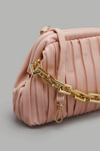 Load image into Gallery viewer, Redtag-Pink-Pleated-Cross-Body-Bag-Colour:Pink,-Filter:Women&#39;s-Accessories,-New-In,-New-In-Women-ACC,-Non-Sale,-S22A,-Women-Handbags-Women-
