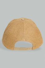 Load image into Gallery viewer, Redtag-Beige-Weave-Cap-Caps-Women-
