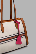 Load image into Gallery viewer, Redtag-Beige-Printed-Tote-Bag-Cross-Body-Bags-Women-
