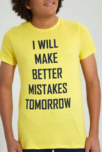 تنزيل الصورة على معرض الصور، Redtag-Yellow-Mistake-Tee-All-Over-Prints-Senior-Boys-9 to 14 Years

