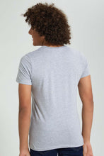 Load image into Gallery viewer, Redtag-Grey-Spelling-Tee-All-Over-Prints-Senior-Boys-9 to 14 Years

