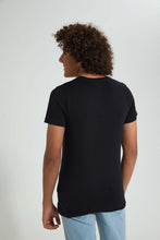 تنزيل الصورة على معرض الصور، Redtag-Black-Gorilla-Tee-All-Over-Prints-Senior-Boys-9 to 14 Years
