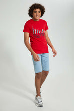تنزيل الصورة على معرض الصور، Redtag-Red-Phone-Evolution-Tee-All-Over-Prints-Senior-Boys-9 to 14 Years
