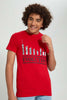 Redtag-Red-Phone-Evolution-Tee-All-Over-Prints-Senior-Boys-9 to 14 Years