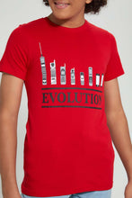 تنزيل الصورة على معرض الصور، Redtag-Red-Phone-Evolution-Tee-All-Over-Prints-Senior-Boys-9 to 14 Years
