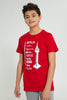 Redtag-Red-Berlin-T-Shirt-Graphic-Prints-Senior-Boys-9 to 14 Years