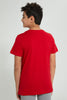 Redtag-Red-Berlin-T-Shirt-Graphic-Prints-Senior-Boys-9 to 14 Years