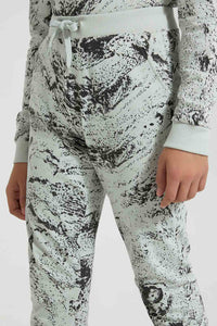 Redtag-Black-Marble-Active-Pant-Joggers-Senior-Boys-9 to 14 Years