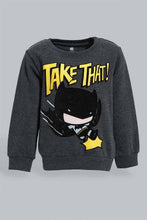 تنزيل الصورة على معرض الصور، Redtag-Charcoal-Batman-Jogging-Suit-Jog-Sets-Infant-Boys-3 to 24 Months
