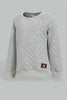 Redtag-Grey-Quilted-Sweatshirt-Sweatshirts-Infant-Boys-3 to 24 Months