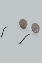 تنزيل الصورة على معرض الصور، Redtag-Round-Sunglasses-With-Printed-Case-Round-Boys-
