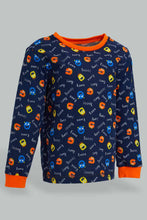 Load image into Gallery viewer, Redtag-Red-And-Navy-Printed-Tiger-Pj-Set-4-Pack-Pyjama-Sets-Infant-Boys-3 to 24 Months
