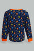 Redtag-Red-And-Navy-Printed-Tiger-Pj-Set-4-Pack-Pyjama-Sets-Infant-Boys-3 to 24 Months