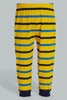 Redtag-Mustard-Striped-And-White-Muscl-Pj-Set-4-Pack-Pyjama-Sets-Infant-Boys-3 to 24 Months