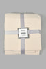 Beige 2-Piece Bedspread Set (Single Size)