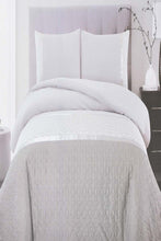 Load image into Gallery viewer, Redtag-Grey-4-Piece-Comforter-Set-(Double-Size)-Comforters-Home-Bedroom-
