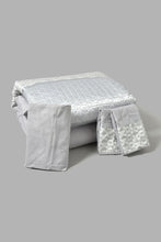 Load image into Gallery viewer, Redtag-Grey-4-Piece-Comforter-Set-(Double-Size)-Comforters-Home-Bedroom-
