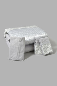 Redtag-Grey-4-Piece-Comforter-Set-(Double-Size)-Comforters-Home-Bedroom-