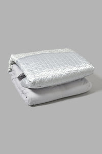 Redtag-Grey-4-Piece-Comforter-Set-(Double-Size)-Comforters-Home-Bedroom-