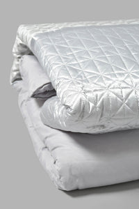 Redtag-Grey-4-Piece-Comforter-Set-(Double-Size)-Comforters-Home-Bedroom-