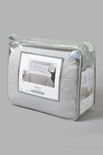 Load image into Gallery viewer, Redtag-Grey-4-Piece-Comforter-Set-(Double-Size)-Comforters-Home-Bedroom-
