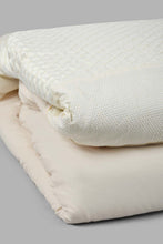 تنزيل الصورة على معرض الصور، Redtag-Beige-4-Piece-Comforter-Set-(Double-Size)-Comforters-Home-Bedroom-
