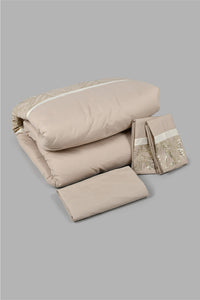 Redtag-Beige-4-Piece-Comforter-Set-(Double-Size)-Comforters-Home-Bedroom-