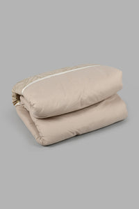 Redtag-Beige-4-Piece-Comforter-Set-(Double-Size)-Comforters-Home-Bedroom-