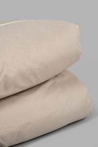 Redtag-Beige-4-Piece-Comforter-Set-(Double-Size)-Comforters-Home-Bedroom-