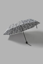 تنزيل الصورة على معرض الصور، Redtag-Black-Zebra-Prints-3-Fold-Umbrella-Umbrellas-Travel-Accessories-
