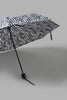 Redtag-Black-Zebra-Prints-3-Fold-Umbrella-Umbrellas-Travel-Accessories-