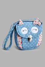 Load image into Gallery viewer, Redtag-Blue-Character-Embellished-Cross-Body-Bag-Cross-Body-Bags-Girls-
