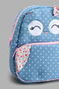 Redtag-Blue-Character-Embellished-With-Polka-Dots-Backpack-Backpacks-Girls-