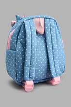 Load image into Gallery viewer, Redtag-Blue-Character-Embellished-With-Polka-Dots-Backpack-Backpacks-Girls-
