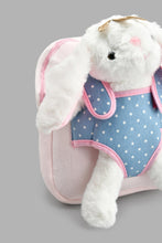 Load image into Gallery viewer, Redtag-Pink--Character-Faux-Fur-Backpack-Backpacks-Girls-
